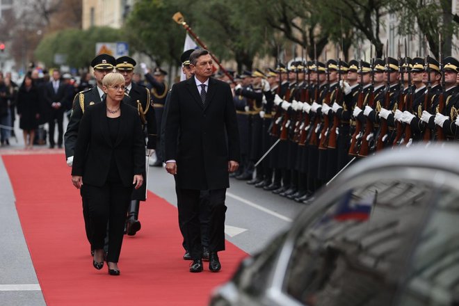 Nataša Pirc Musar in Borut Pahor FOTO: Črt Piksi
