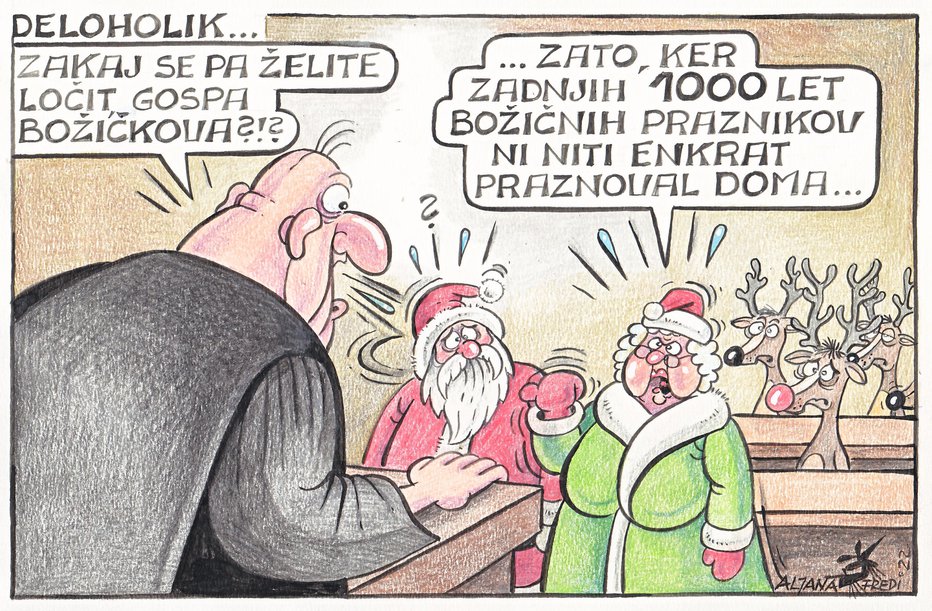 Fotografija: KARIKATURA: Aljana Fridauer Primožič
