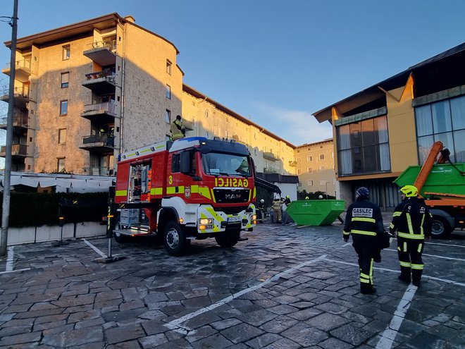 Požar so hitro pogasili. FOTO: Špela Ankele
