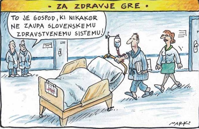 Fotografija: KARIKATURA: Marko Kočevar
