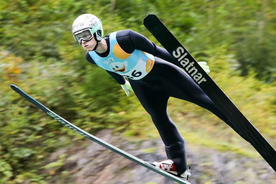 Fotografija: Matija Vidic bo v Lake Placidu prestal ognjeni krst v svetovnem pokalu. FOTO: Marko Feist
