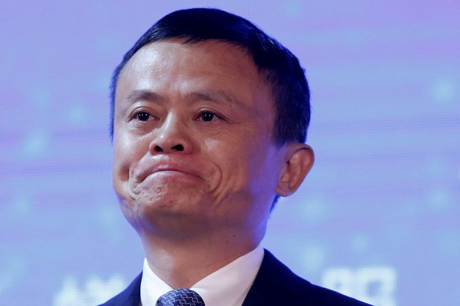 Ustanovitelj Alibabe Jack Ma je javno kritiziral vmešavanje oblasti v posle. FOTO: Bobby Yip/Reuters
