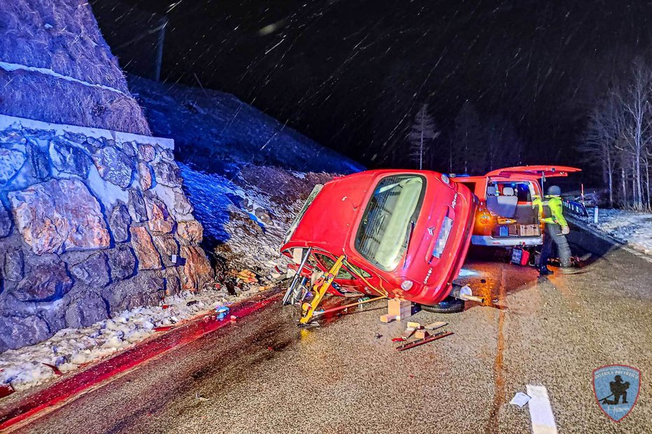 Fotografija: Čelno je trčil. FOTO: PGD Bistrica Pri Tržiču
