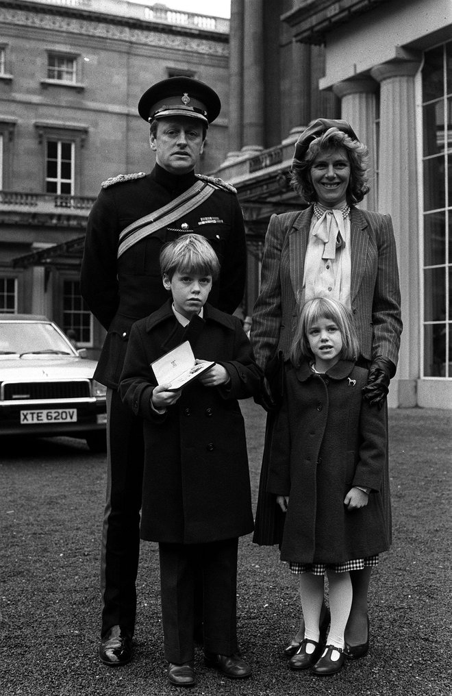 Andrew Parker-Bowles, Camilla Parker-Bowles, sin Tom in hči Laura. FOTO: PA Images Via Reuters Connect