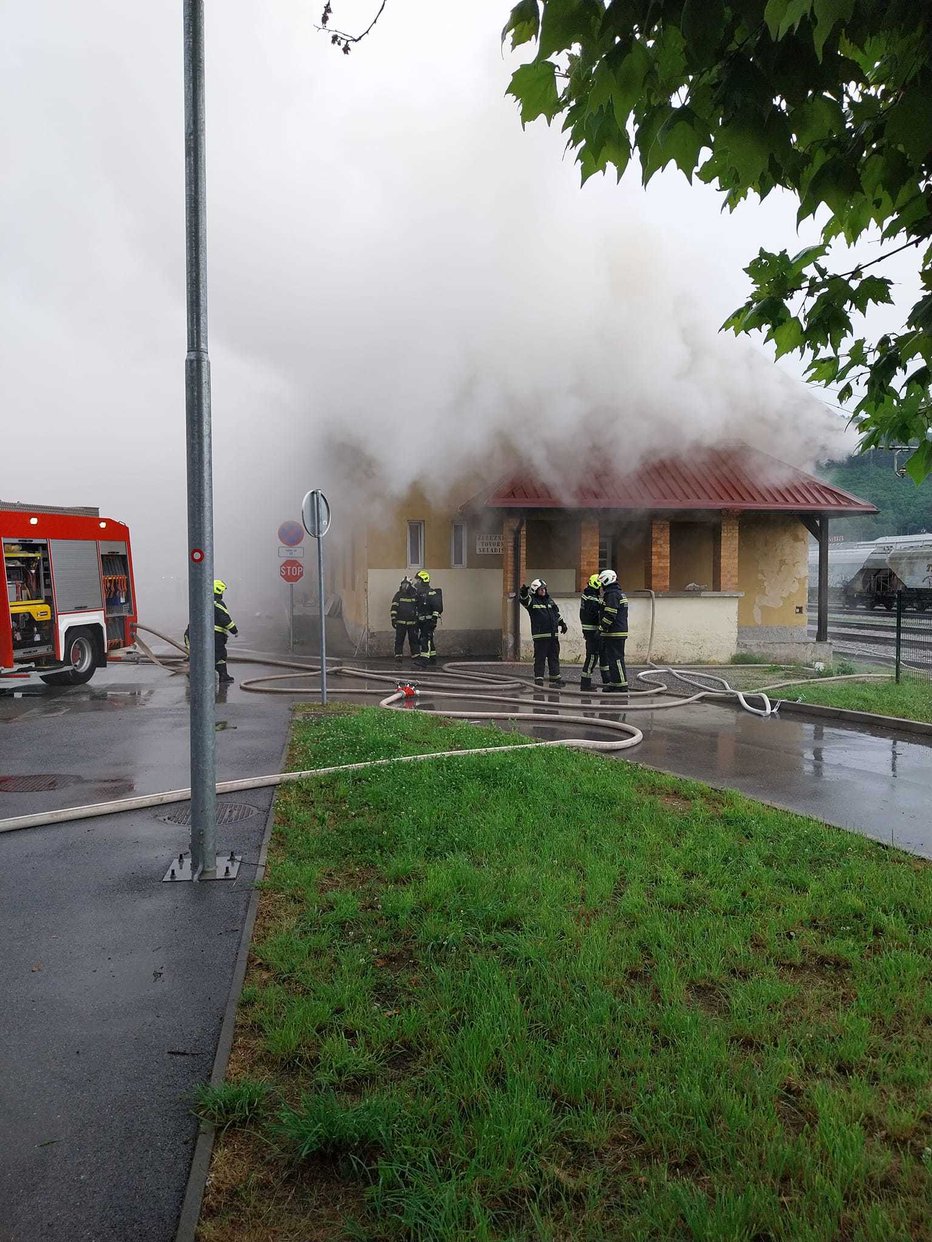 Fotografija: Na kraju požara. FOTO: Občina Sevnica