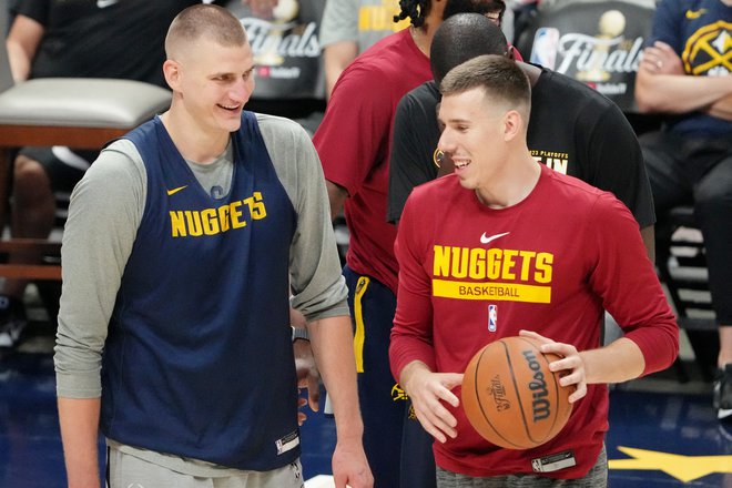 Nikola Jokić in Vlatko Čančar. FOTO: Kyle Terada Usa Today Sports Via Reuters Con