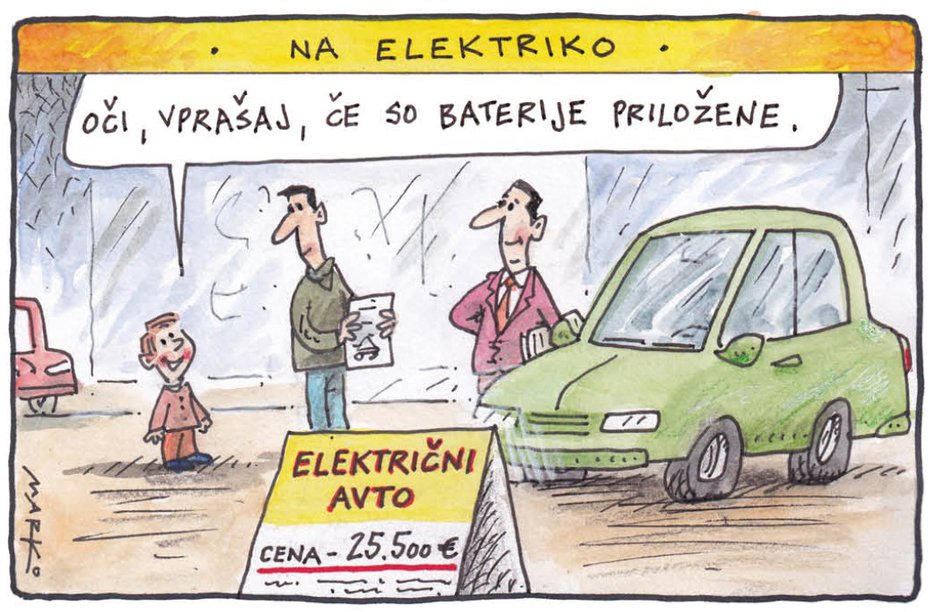 Fotografija: Na elektriko ... FOTO: Marko Kočevar