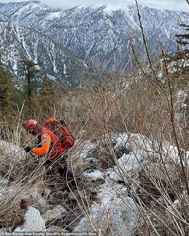 Za izginulim igralcem so od januarja organizirali 16 iskalnih akcij. FOTO: šerifov urad okrožja San Bernardino