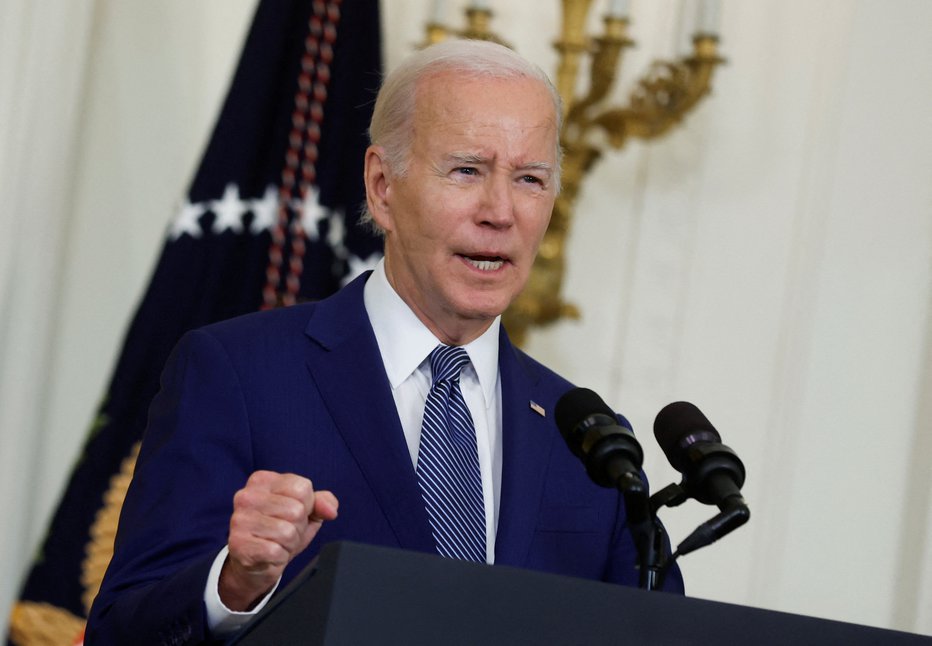 Fotografija: Biden je spremljal dogajanje v Rusiji. FOTO: Jonathan Ernst Reuters