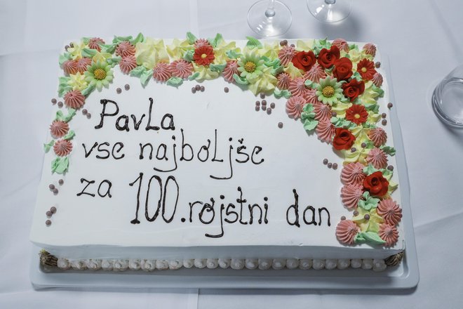 Festlicher Kuchen zum 100. Geburtstag von Pavla!