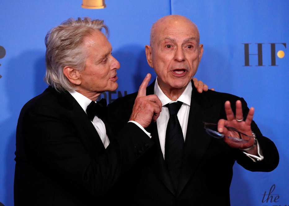 Fotografija: Michael Douglas (levo) in Alan Arkin (desno). FOTO: Mario Anzuoni Reuters