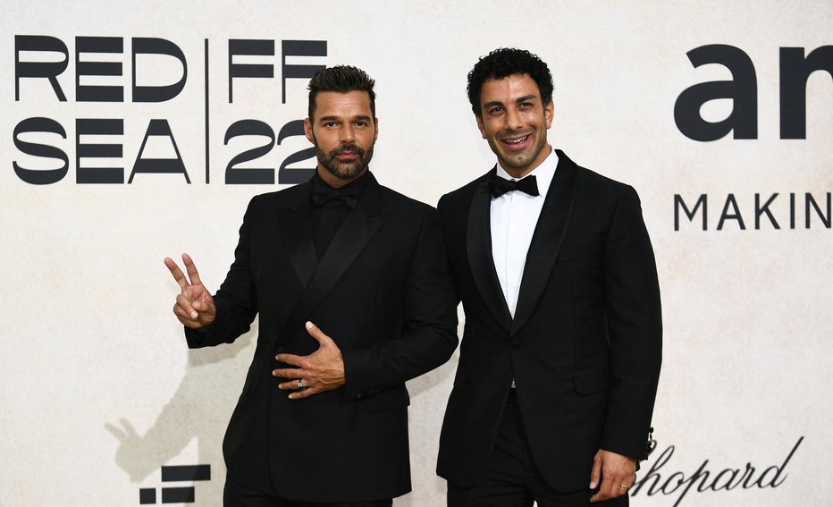 Fotografija: Ricky Martin in Jwan Yosef. FOTO: Piroschka Van De Wouw Reuters