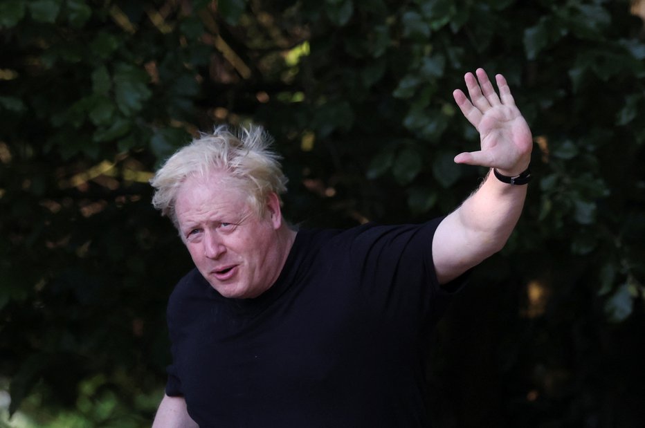 Fotografija: Boris Johnson je ponovno postal oče. FOTO: Toby Melville Reuters