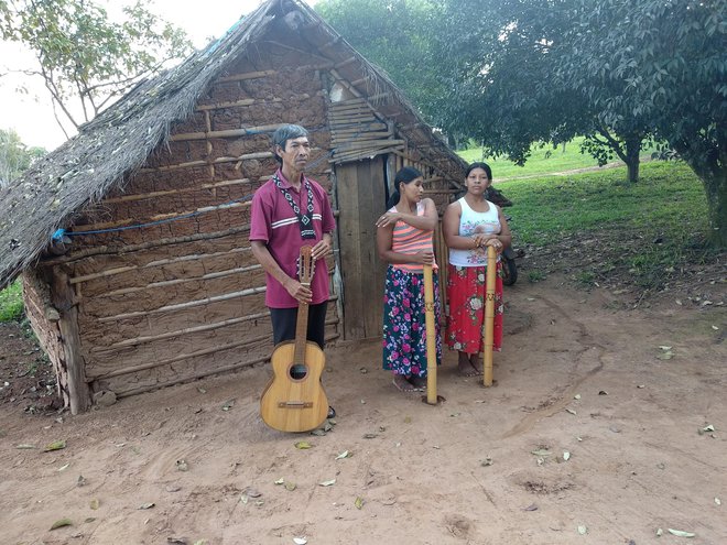 Obiskal je Indijance plemena Guarani.