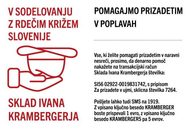 Sklad Ivana Krambergerja – pomoč prizadetim v poplavah