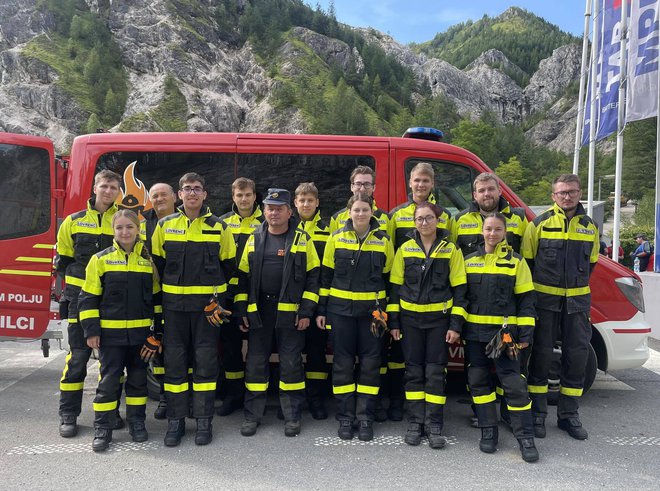 Pomoč Črni na Koroškem FOTO: Simon Sambolec