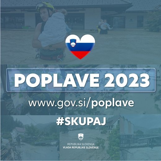 Fotografija: Aplikacija Poplave 2023 FOTO: Urad Vlade za komuniciranje