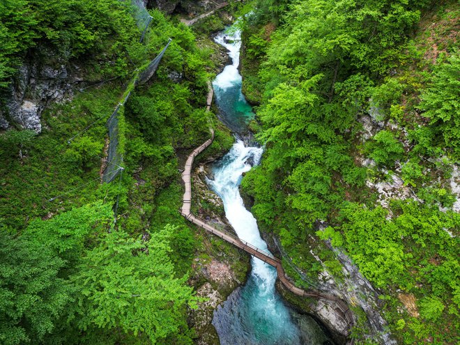 Vintgar je druga najbolj obiskana naravna znamenitost v Sloveniji. FOTO: Soteska Vintgar/TD Gorje