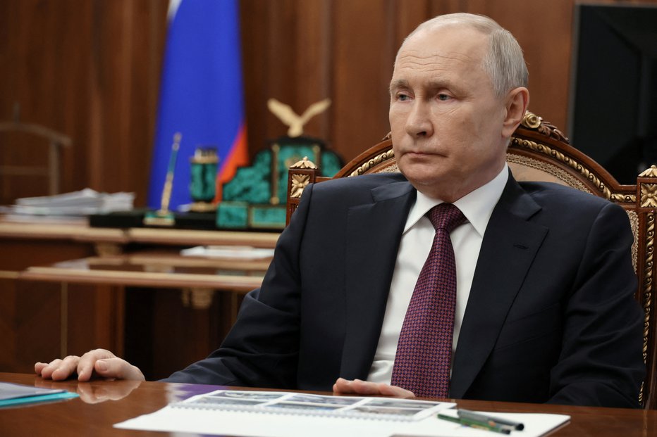 Fotografija: Vladimir Putin  FOTO: Sputnik Via Reuters