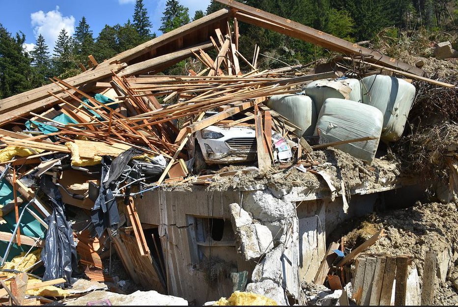 Fotografija: Takšno je po poplavah na Koroškem, v Savinjski dolini in še kje po Sloveniji. FOTOGRAFIJE: Oste Bakal