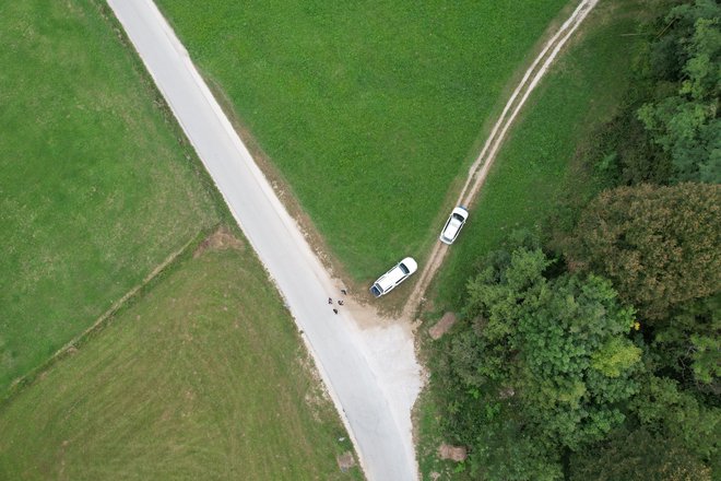 Iskalna akcija za pogrešanim Nemcem. FOTO: Pu Nova Gorica