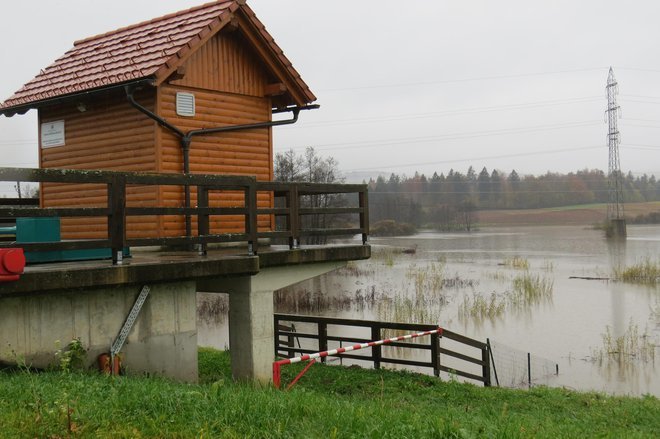 Brez zadrževalnika Bičje gradnja športnega parka ne bi bila mogoča. FOTO: Bojan Rajšek