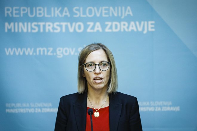 Valentina Prevolnik Rupel, ministrica za zdravstvo, 16. oktober 2023. FOTO: Jože Suhadolnik, Delo