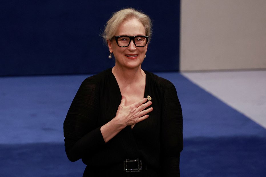 Fotografija: Meryl Streep na podelitvi nagrad 2023 Princess of Asturias Award. FOTO: Vincent West Reuters