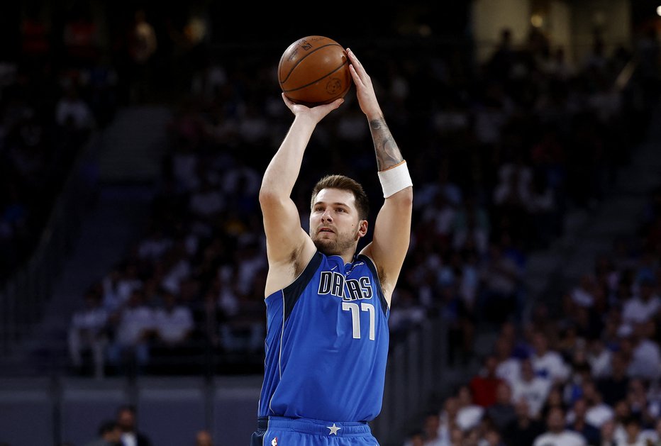 Fotografija: Luka Dončić se veseli začetka nove sezone v ligi NBA. FOTO: Juan Medina Reuters