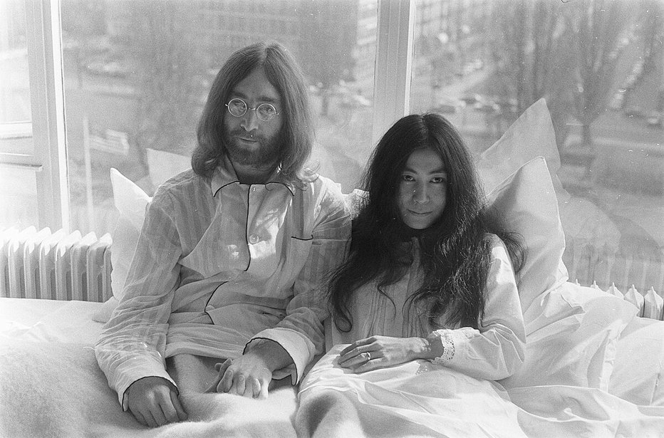 Fotografija: Z Yoko Ono sta bila usklajen tandem. FOTO: PICRYL.COM