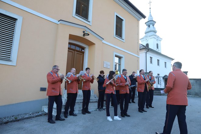 Zaigrala je tudi godba na pihala Bela Cerkev. FOTO: Tanja Jakše Gazvoda