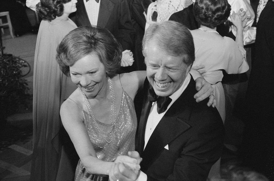 Fotografija: Jimmy Carter in Rosalynn Carter leta 1978. FOTO: Handout Library Of Congress