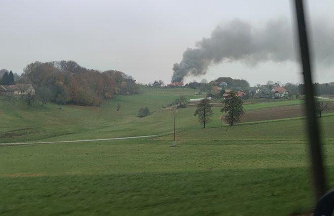 O dogodku so bile obveščene pristojne službe. FOTO: Pgd Korena