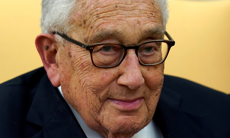 Fotografija: Henry Kissinger leta 2017. FOTO: Kevin Lamarque, Reuters