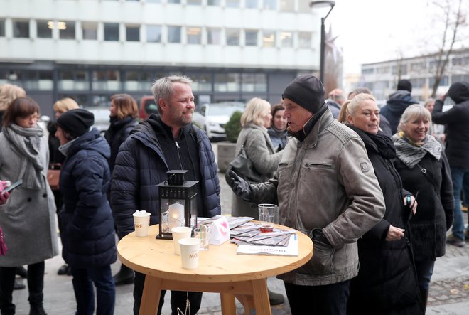 Utrinek iz predprazničnega druženja  FOTO: Blaž Samec