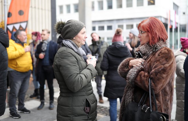 Utrinek iz predprazničnega druženja  FOTO: Blaž Samec