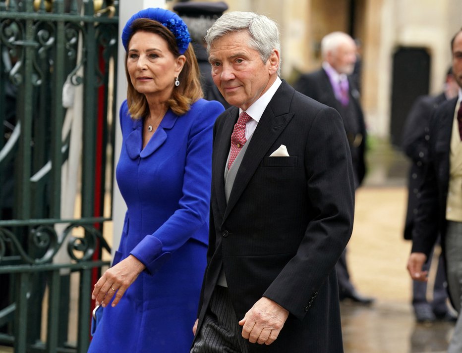 Fotografija: Starši Kate Middleton bodo hčerki vedno na voljo. FOTO: Andrew Milligan/Reuters