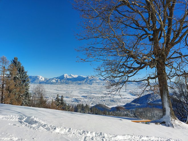 Spodaj je Ljubljansko barje. FOTO: Janez Mihovec