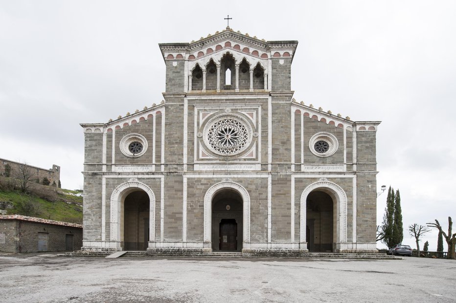 Fotografija: V Cortoni stoji bazilika, posvečena Marjeti. FOTO: GETTY IMAGES