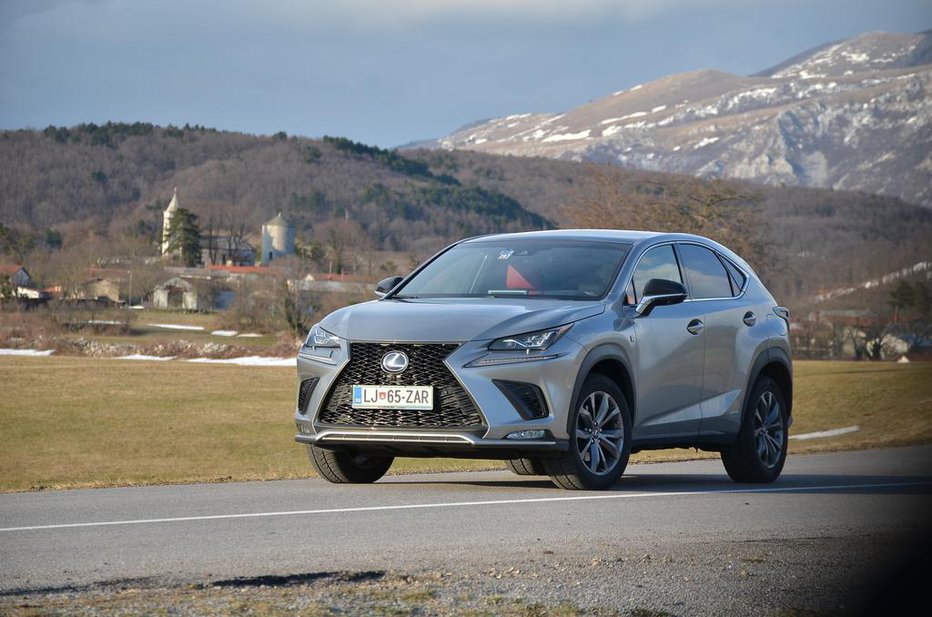 Fotografija: Lexus NX se je dobro odrezal. FOTO: Gašper Boncelj