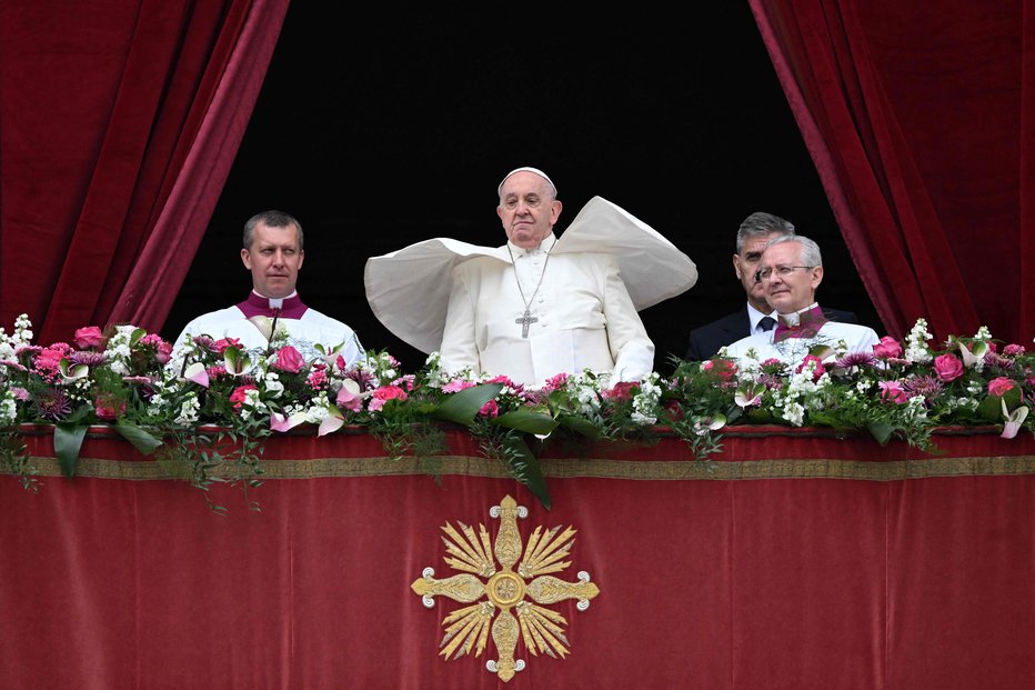 Fotografija: Papež Frančišek FOTO: Tiziana Fabi Afp