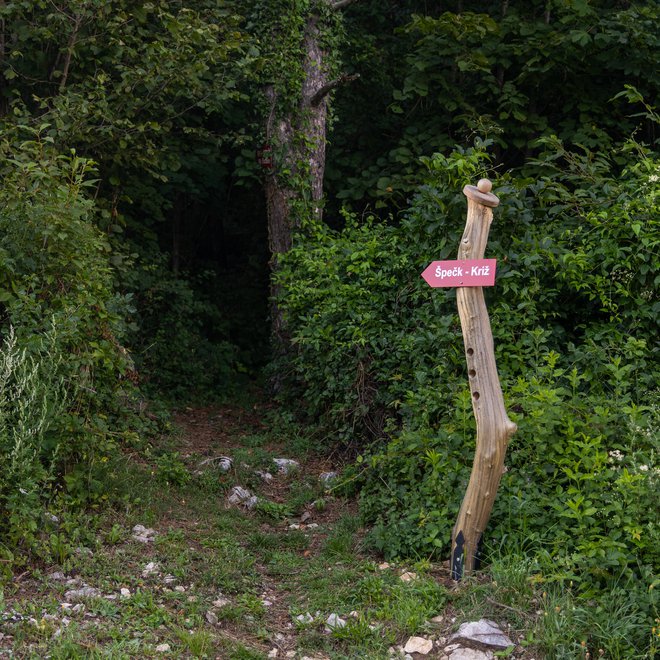 Kot gornik je postavil kažipot. FOTO: osebni arhiv Marka Kobala