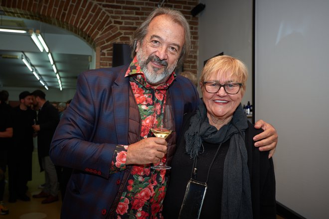 Dve legendi – Zoran Vukćević iz Podgorice in ljubljanska mojstrica Meta Podkrajšek FOTO: Nenad Cakić//PhotoArt