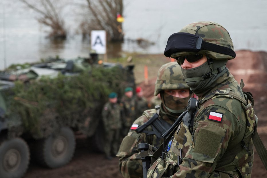 Fotografija: Poljska »sploh ne bi bila presenečena«, če bi Moskva napadla. FOTO: Kacper Pempel Reuters