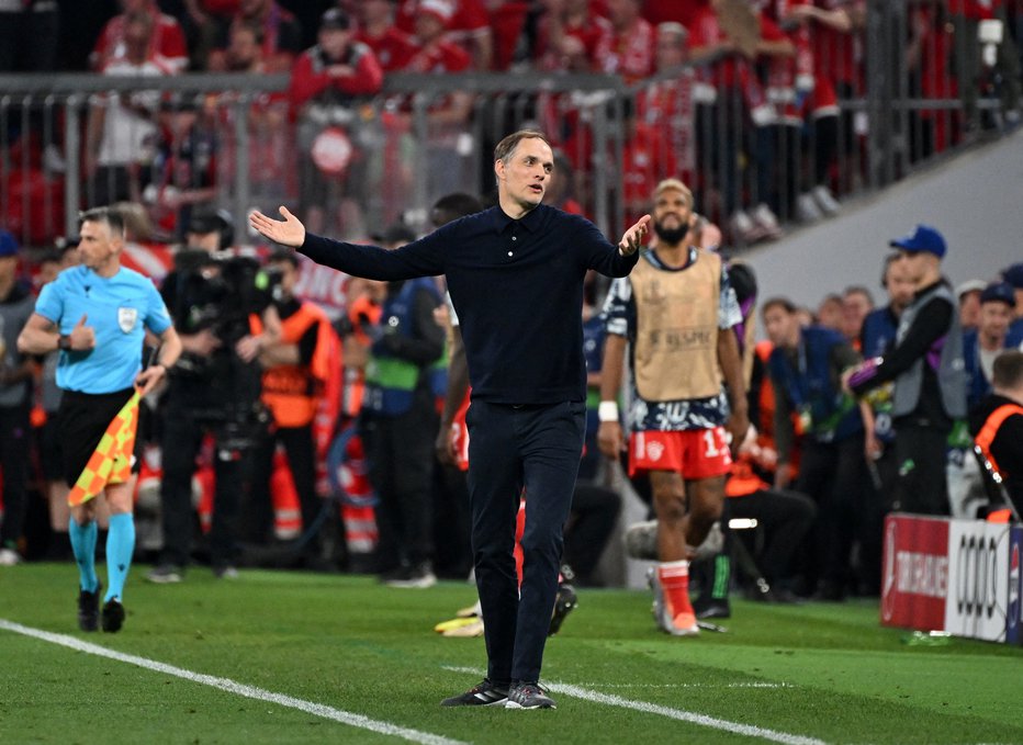 Fotografija: Thomas Tuchel ve, kako zmagati na stadionu Santiago Bernabeu. FOTO: Angelika Warmuth/Reuters