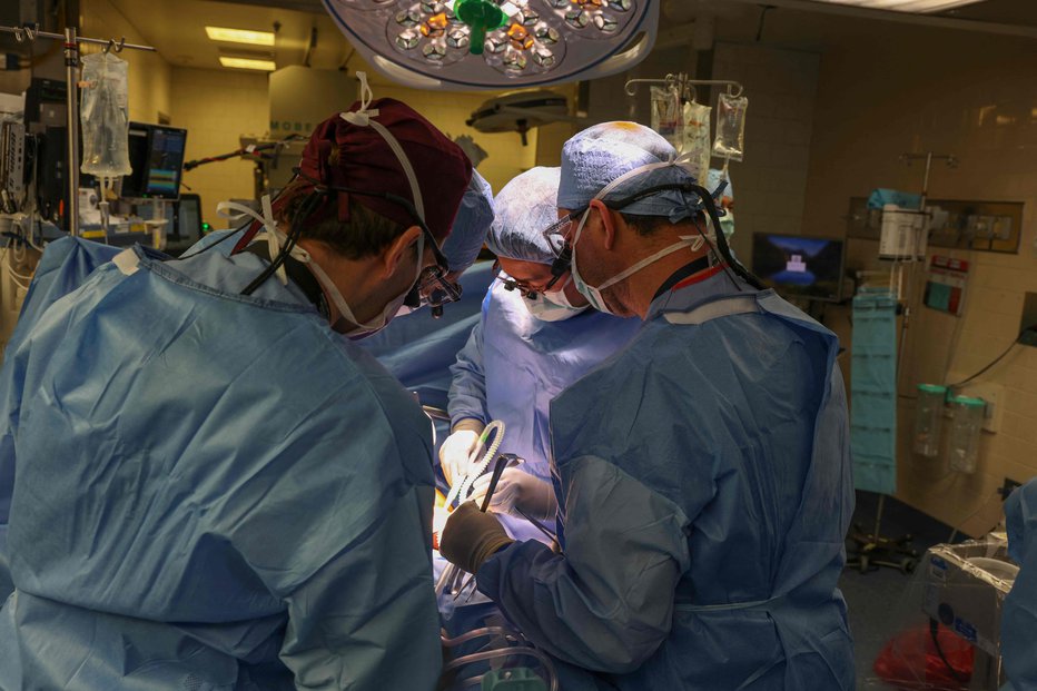 Fotografija: Prelomna operacija presaditve ledvice je trajala štiri ure. FOTO: Michelle Rose Afp