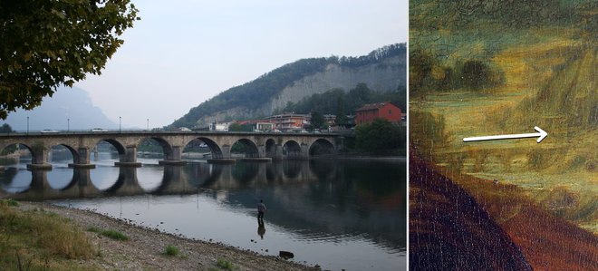 Pizzorussova je primerjala Leonardov most z Leccovim mostom Azzone Visconti iz 14. stoletja. FOTO: osebni arhiv Ann Pizzorusso