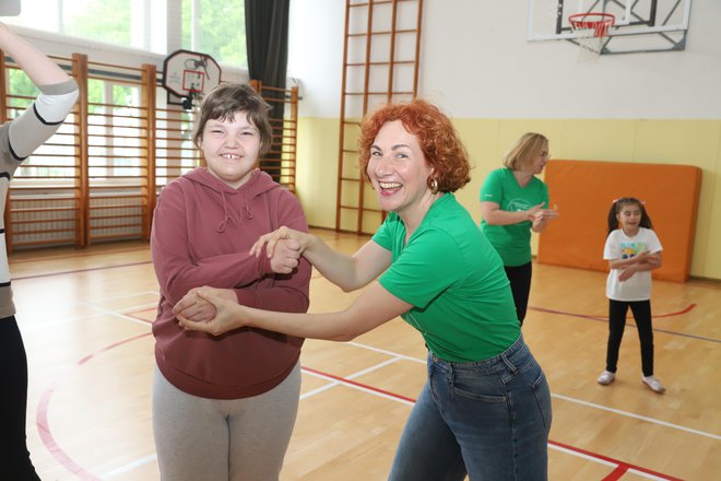 Lani so se učenci pomerili v športnih aktivnostih, letos so plesali. FOTO: Tanja Jakše Gazvoda