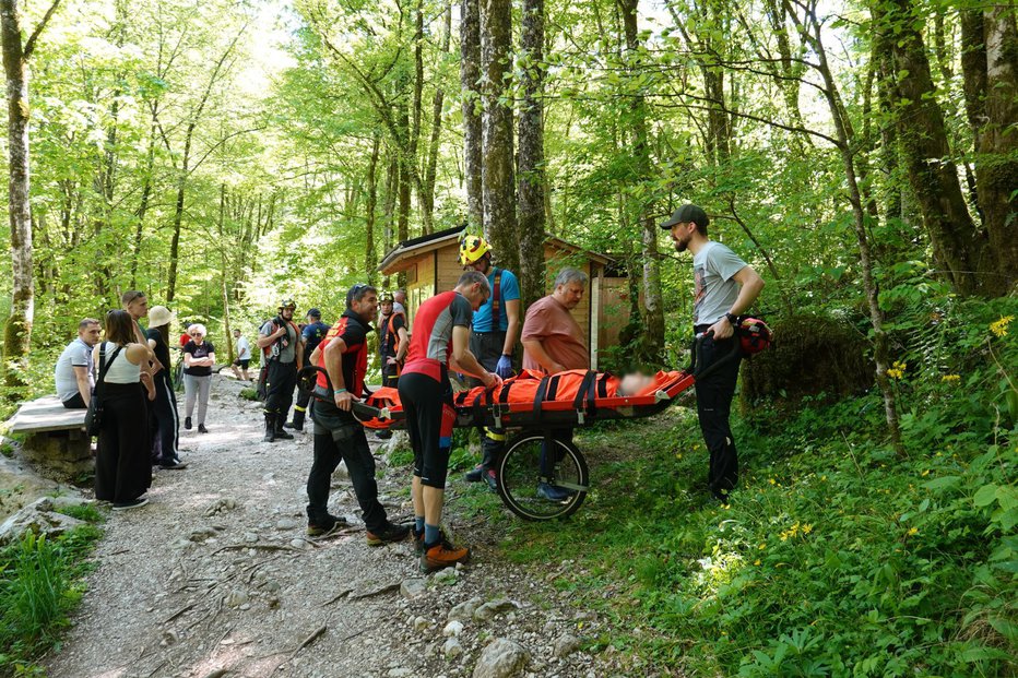 Fotografija: V Posočju imajo te dni gorski reševalci veliko dela. FOTO: Miljko Lesjak/GRS Tolmin