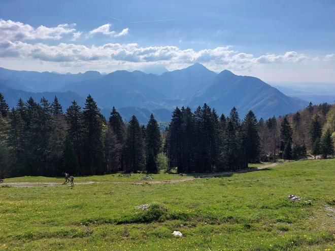 Odpre se lep pogled proti Storžiču in Kriški gori. FOTO: Janez Mihovec